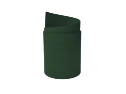 zaunzu Sichtschutz Rille PP für Doppelstabmatten UV-beständiger Sichtschutz Tannengrün 2,55m