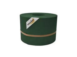 zaunzu Sichtschutz Rille PP für Doppelstabmatte Zaunblende Tannengrün 50m